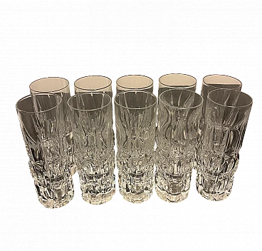 10 Crystal highball tumblers