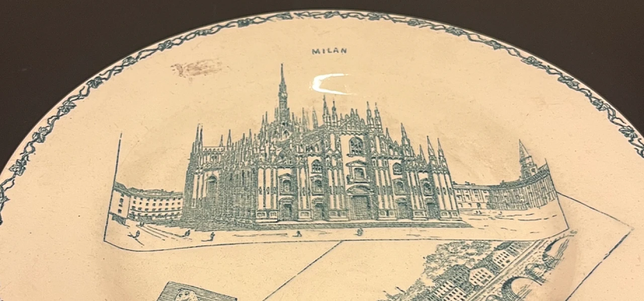 Plate with Milan decoration 2