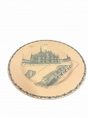 Plate with Milan decoration