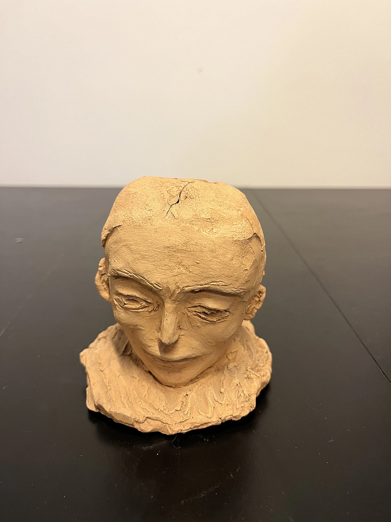 Clay head sculpture 1