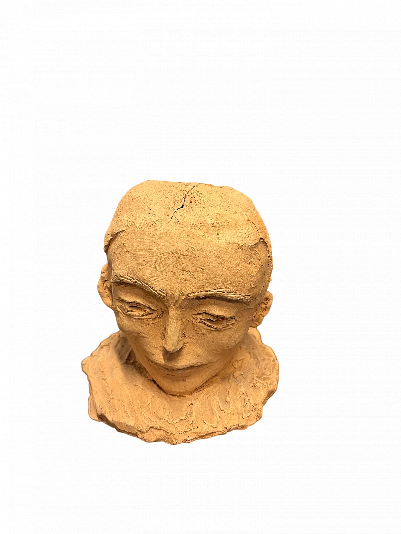 Clay head sculpture 4