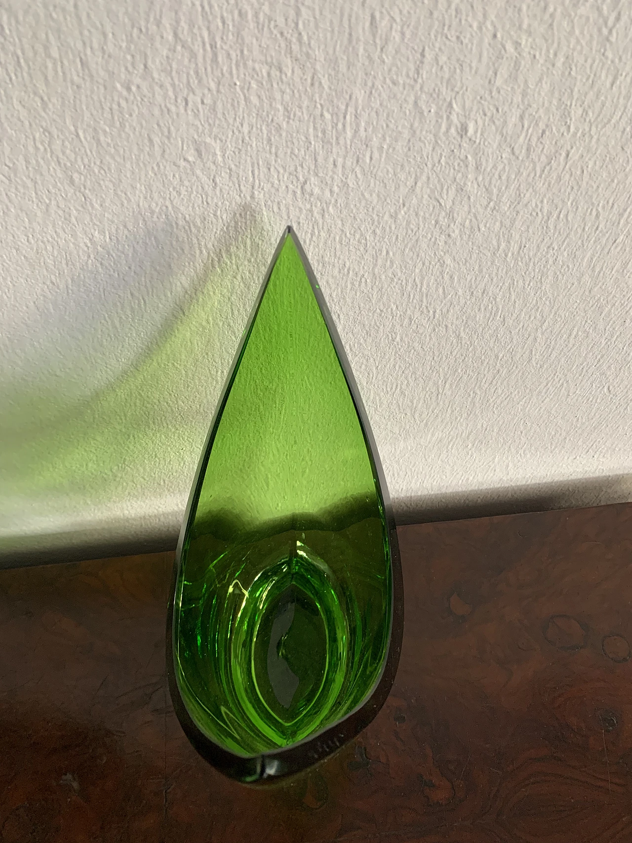 German green glass vase, 1990s 1