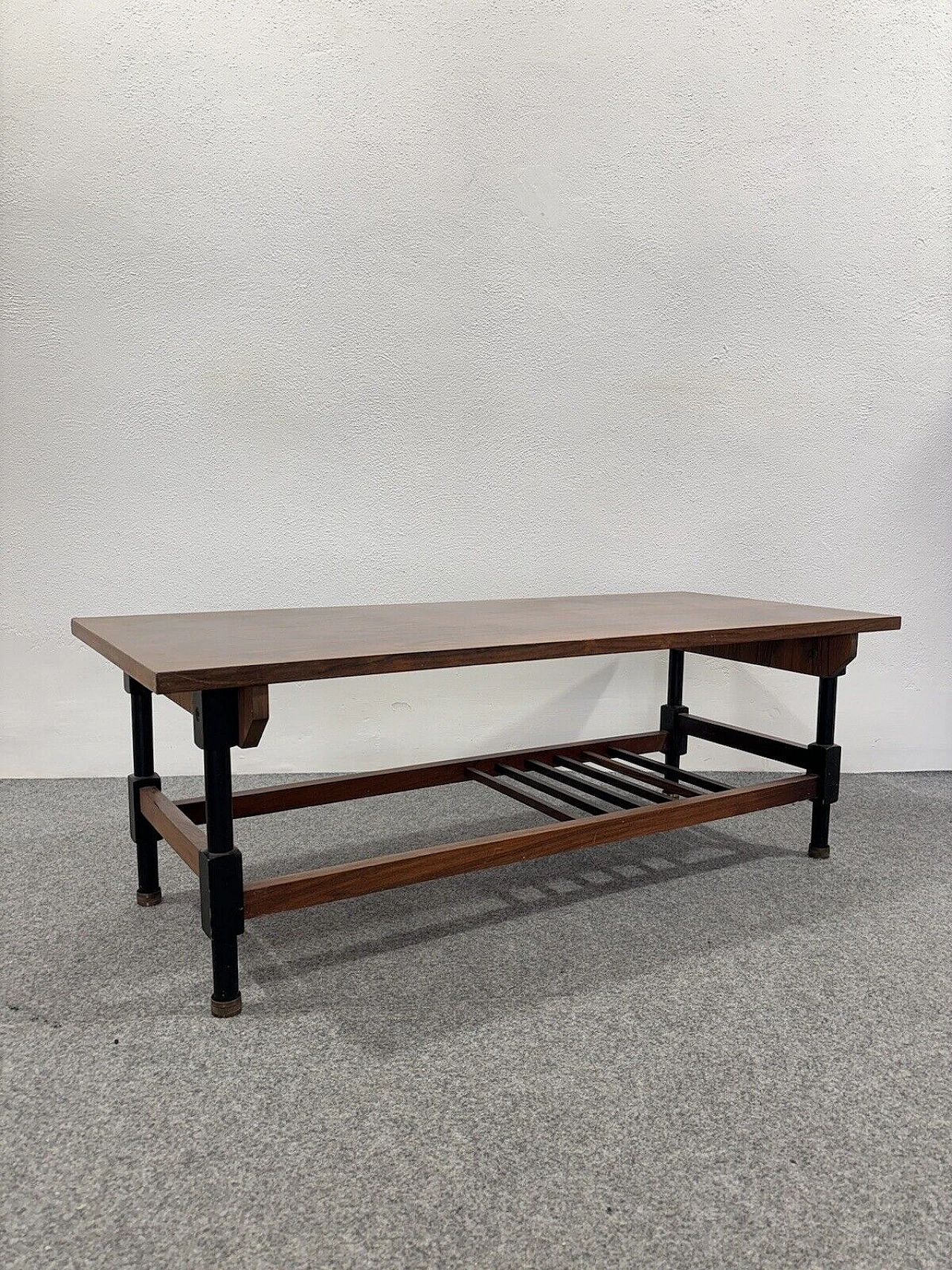 Wood and metal coffee table, 1960s 9