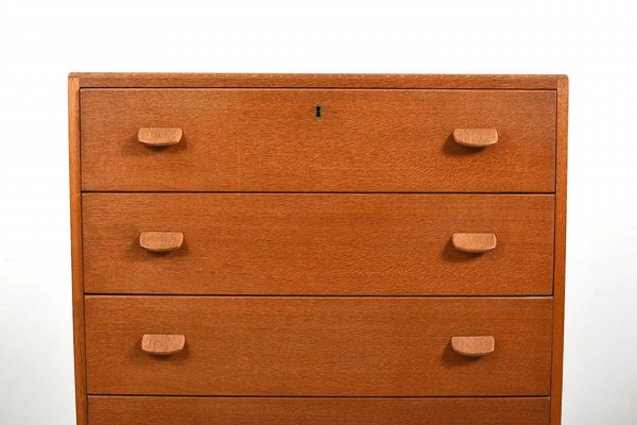 F-17 Tallboy chest of drawers by Poul M. Volther for FDB Møbler, 1950s 5