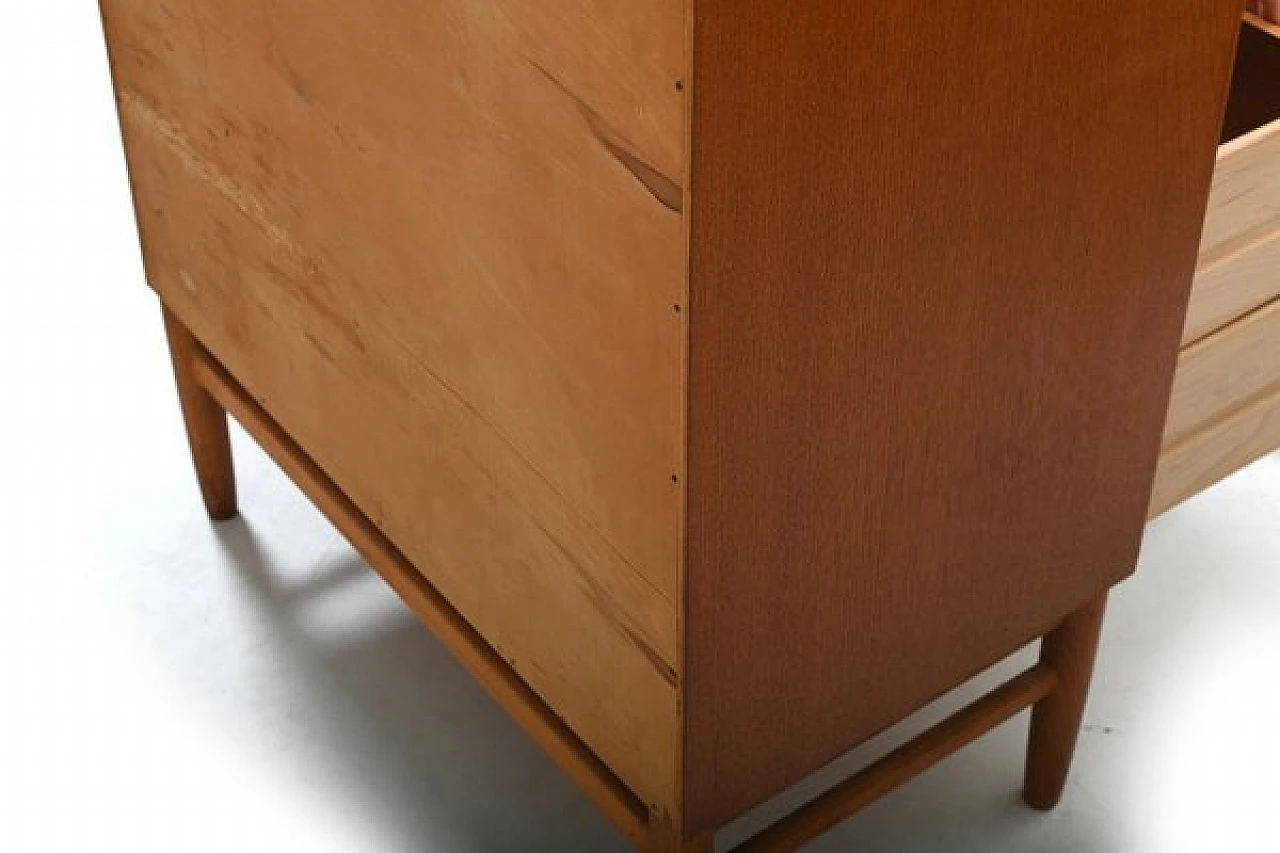 F-17 Tallboy chest of drawers by Poul M. Volther for FDB Møbler, 1950s 8