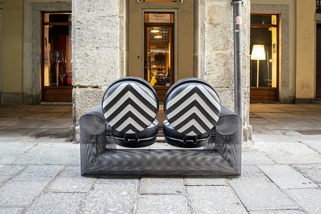 Sesta King and Queen sofa by Mario Botta for Alias, 1985 3