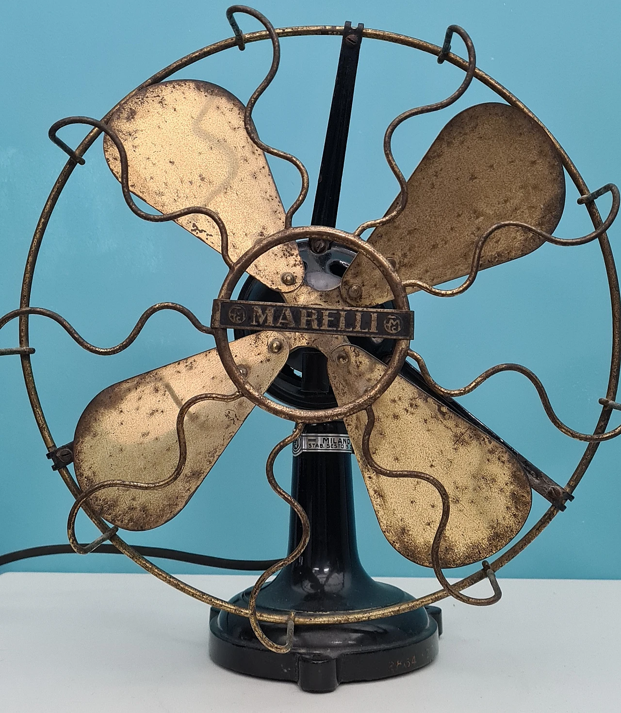 Industrial table fan by Ercole Marelli, 1930s 1