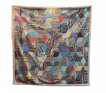 Tappeto patchwork di Missoni per Saporiti, anni '80