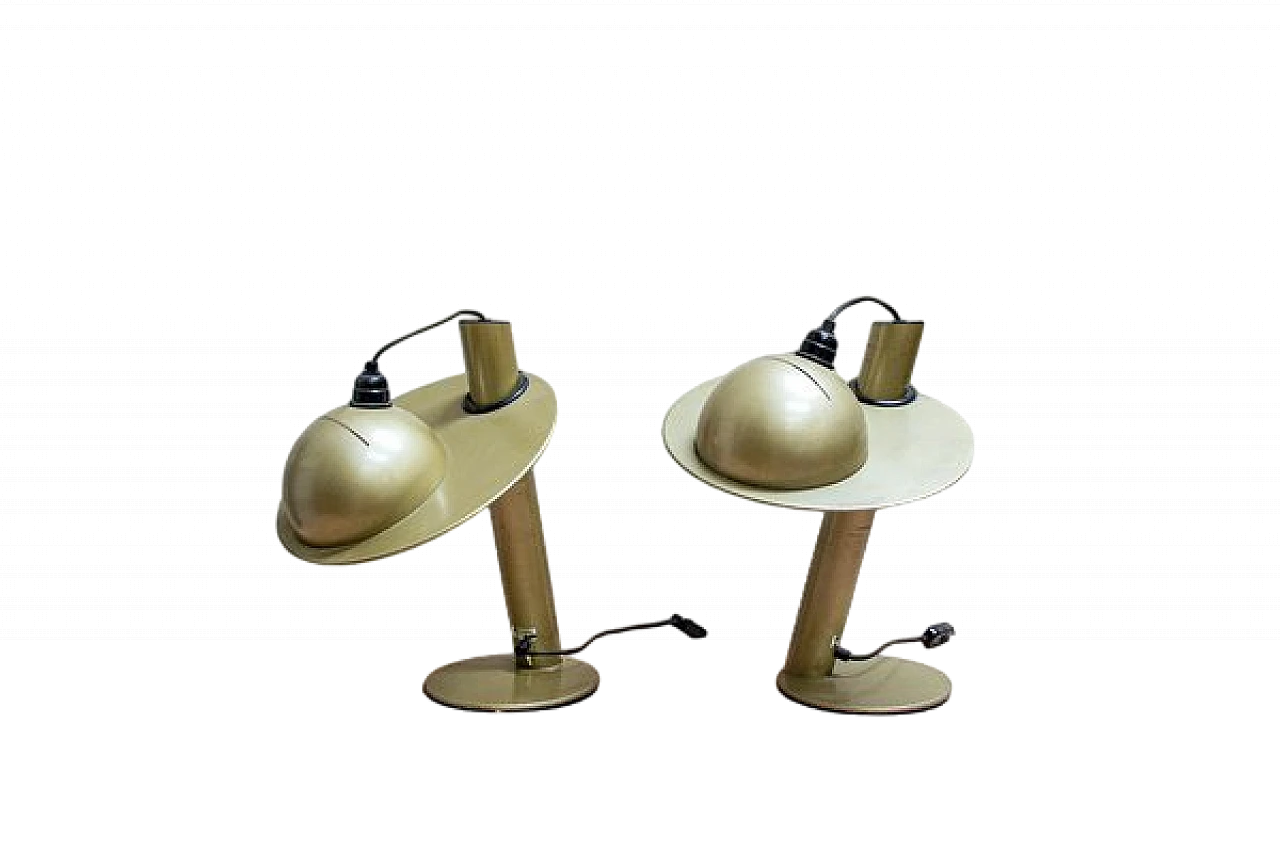 Coppia di lampade da tavolo regolabili di Stilnovo, anni '60 6