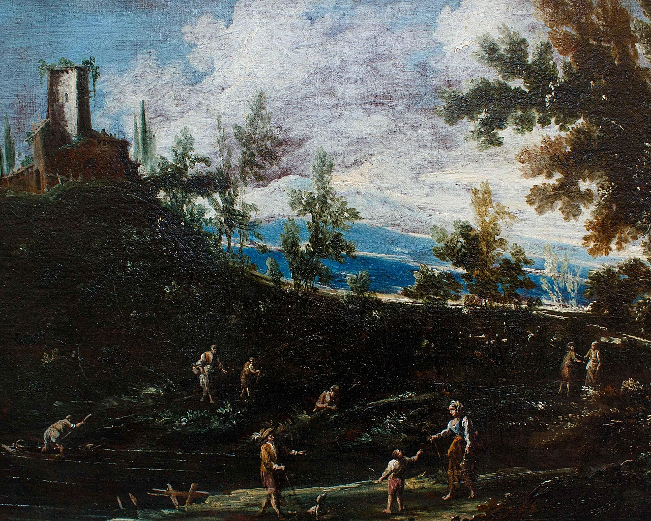 Antonio Francesco Peruzzini, pair of landscapes, 19th century 18