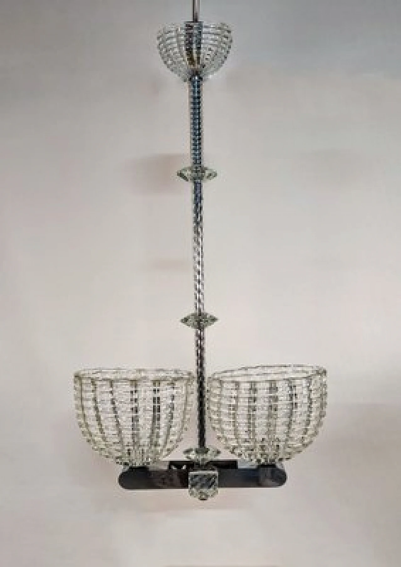 Murano glass chandelier by Barovier, 1930s 1