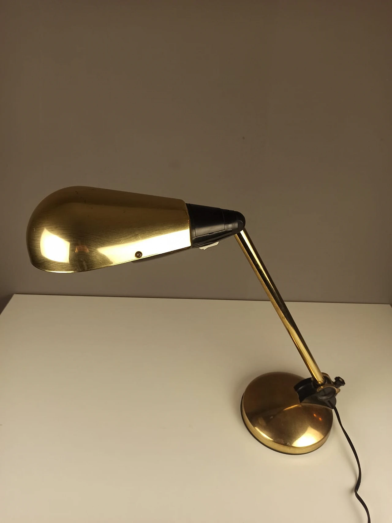 Brass table lamp by Marina Malabotti, 1970s 4