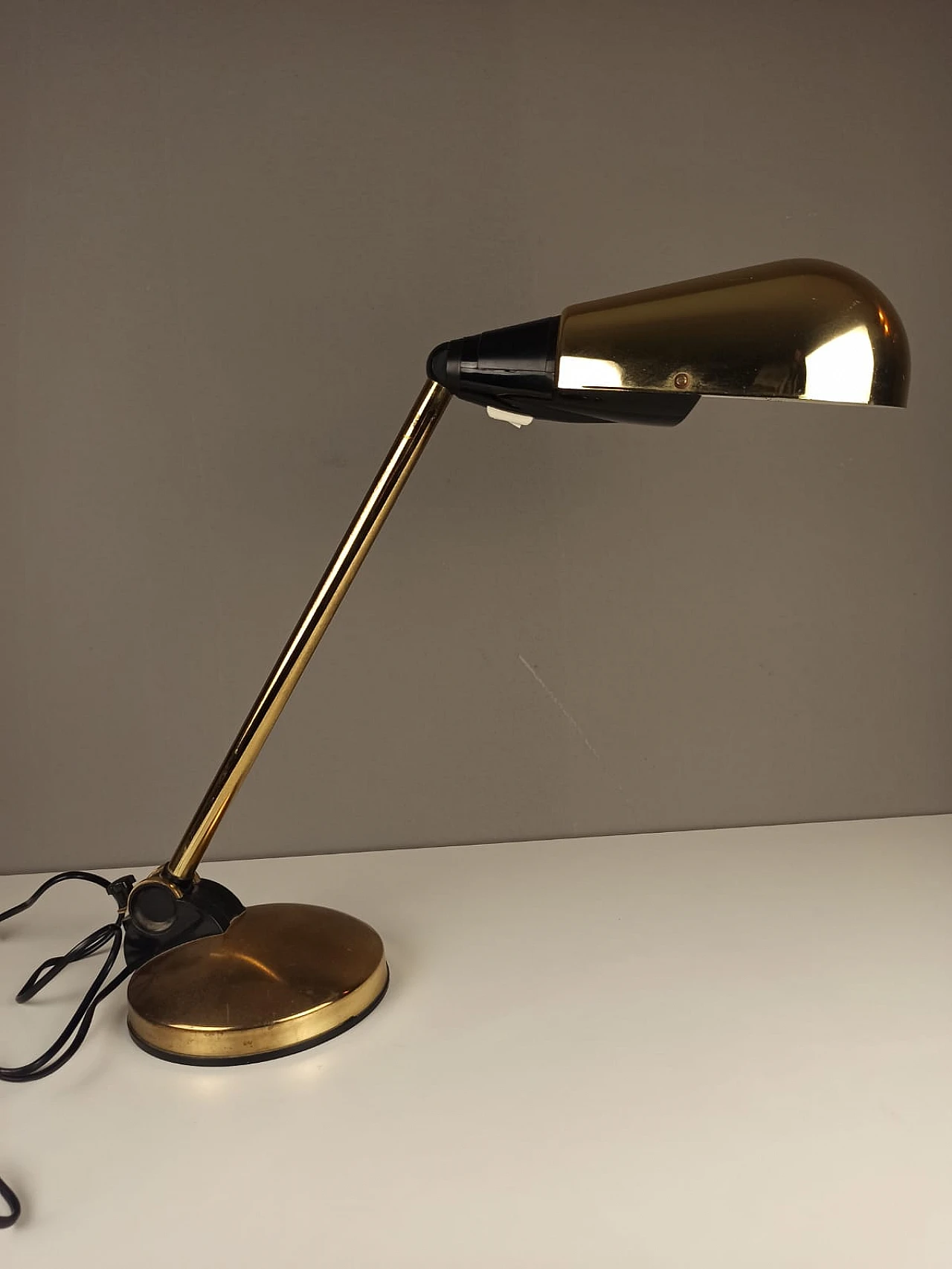 Brass table lamp by Marina Malabotti, 1970s 6