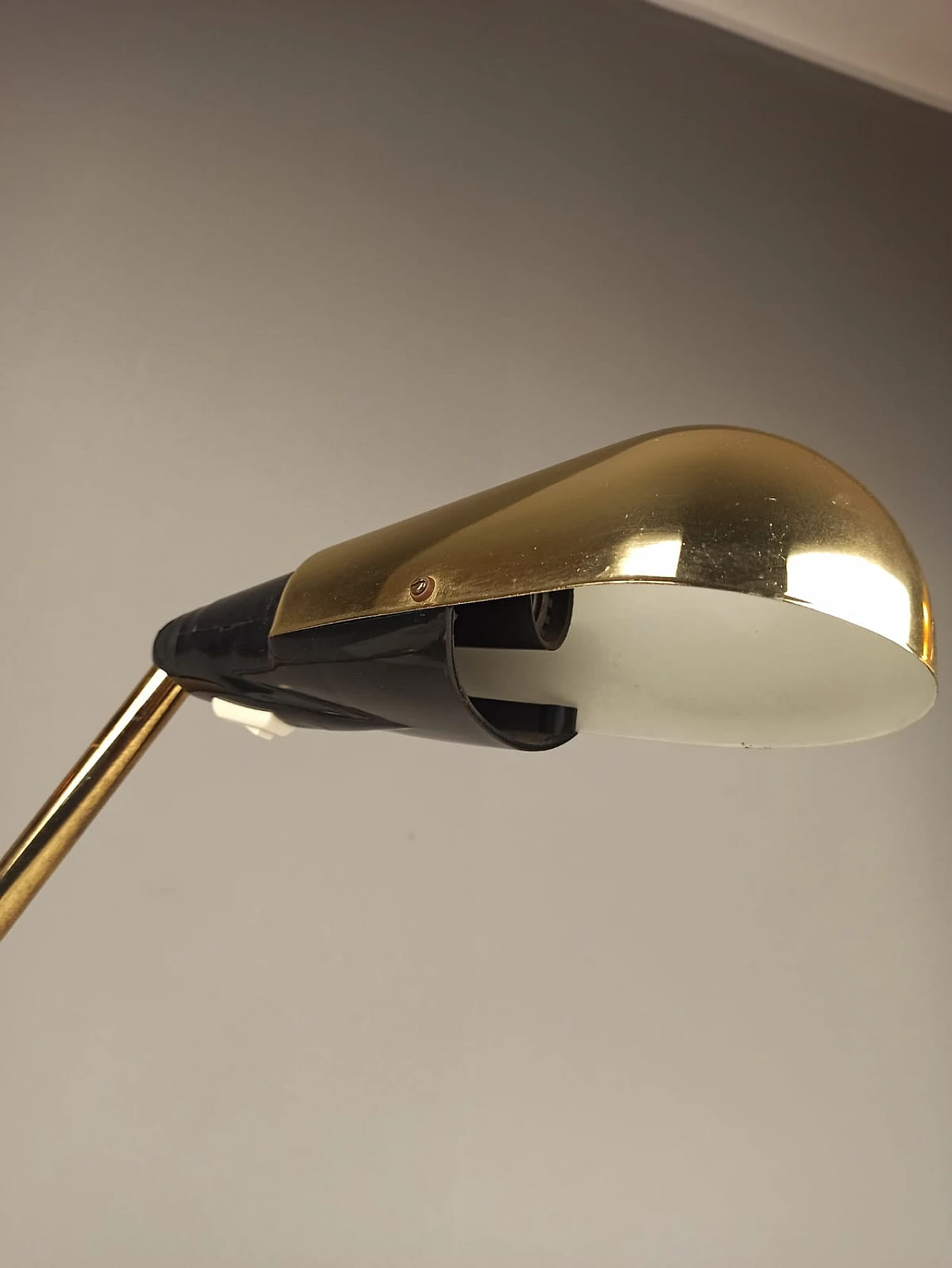 Brass table lamp by Marina Malabotti, 1970s 11