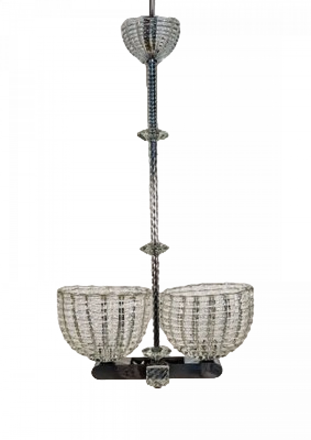 Murano glass chandelier by Barovier, 1930s 5