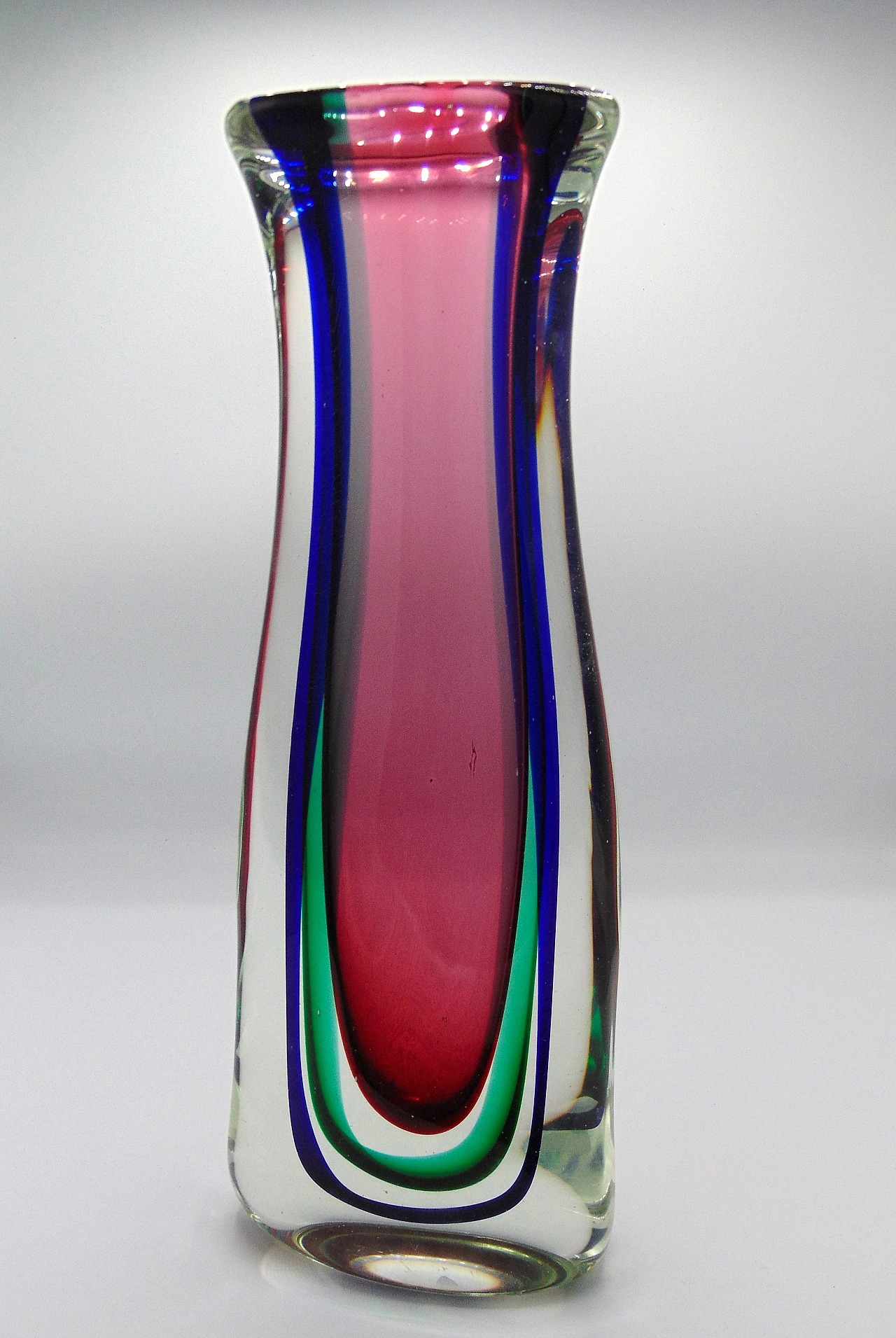 Submerged Murano glass vase by Flavio Poli, 1960s 1