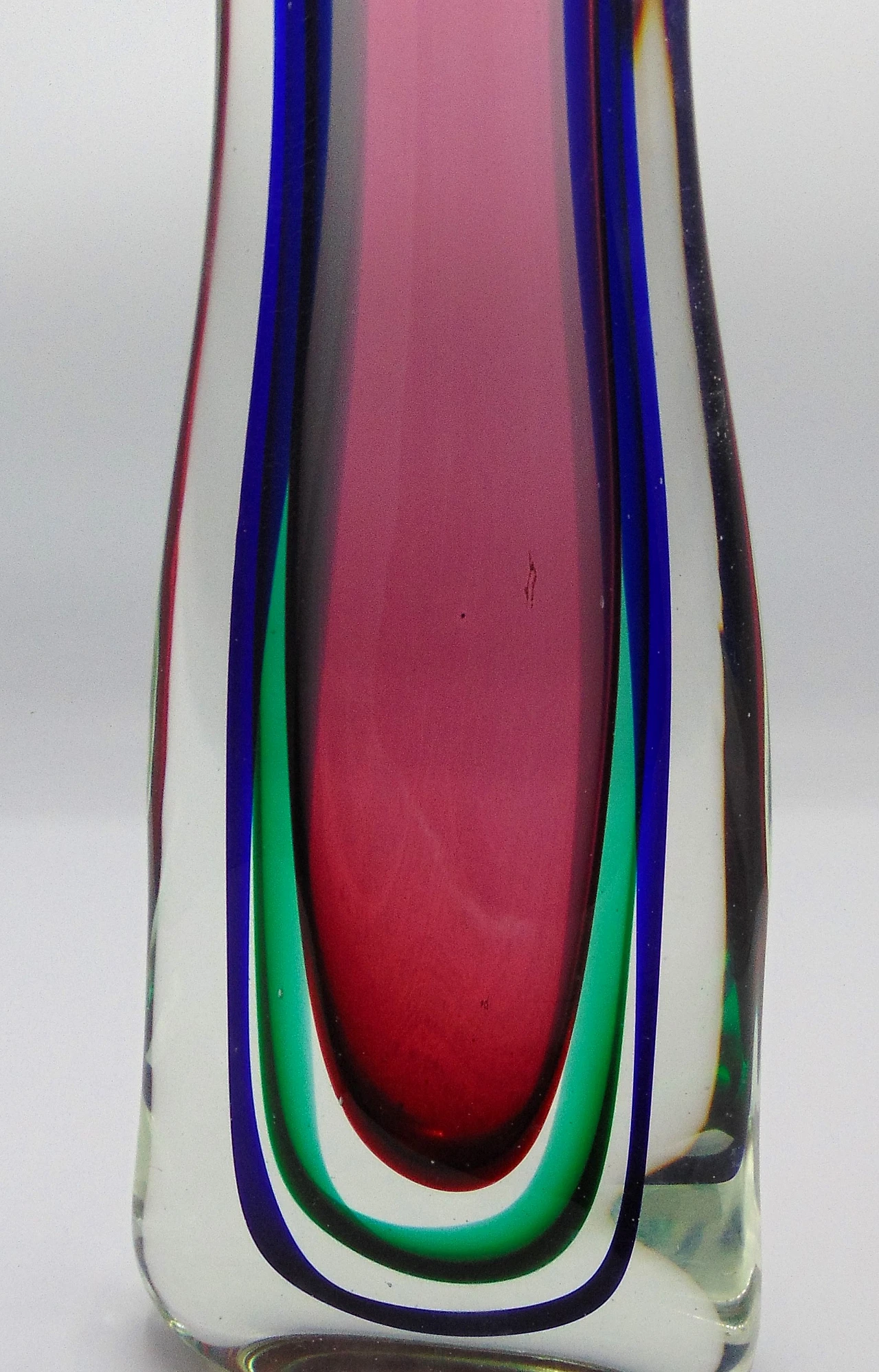 Submerged Murano glass vase by Flavio Poli, 1960s 2