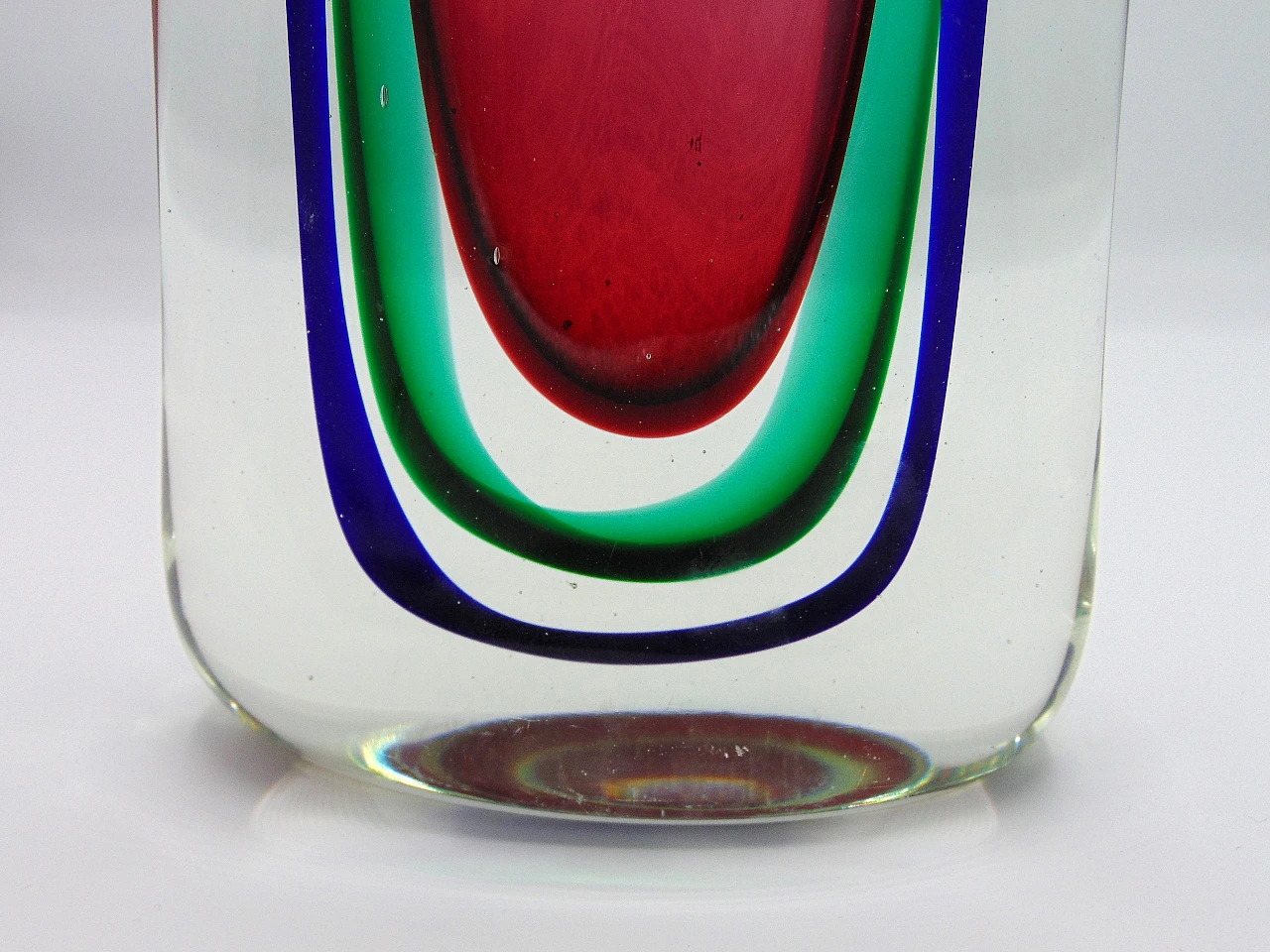 Submerged Murano glass vase by Flavio Poli, 1960s 3