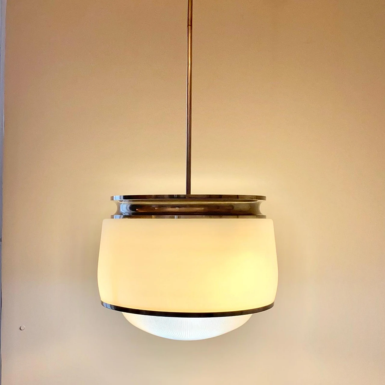 Lampadario Kappa di Sergio Mazza per Artemide, anni '60 3