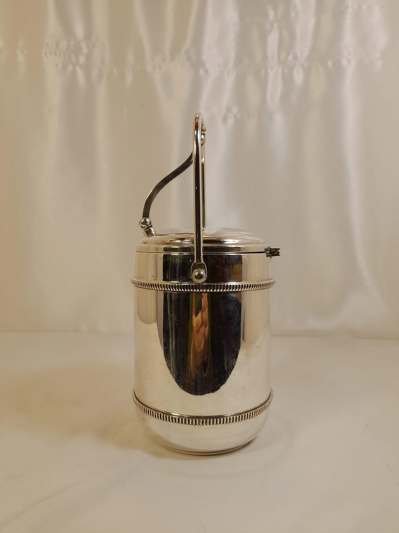 Silver Sheffield ice bucket, 1960s 7