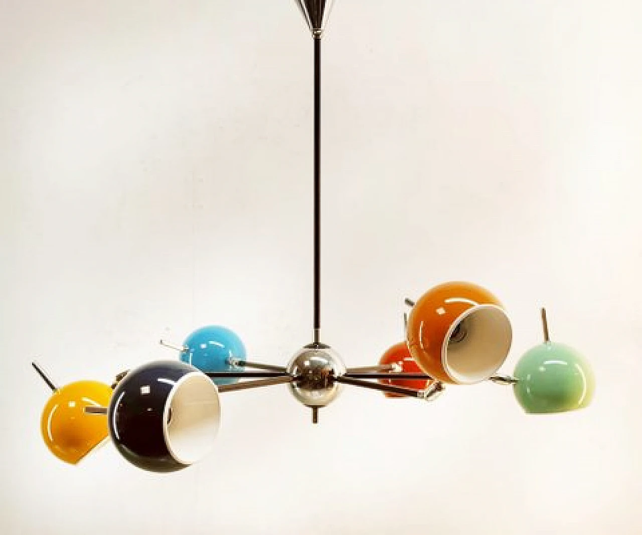 Space Age chandelier with adjustable spheres, 1970s 17