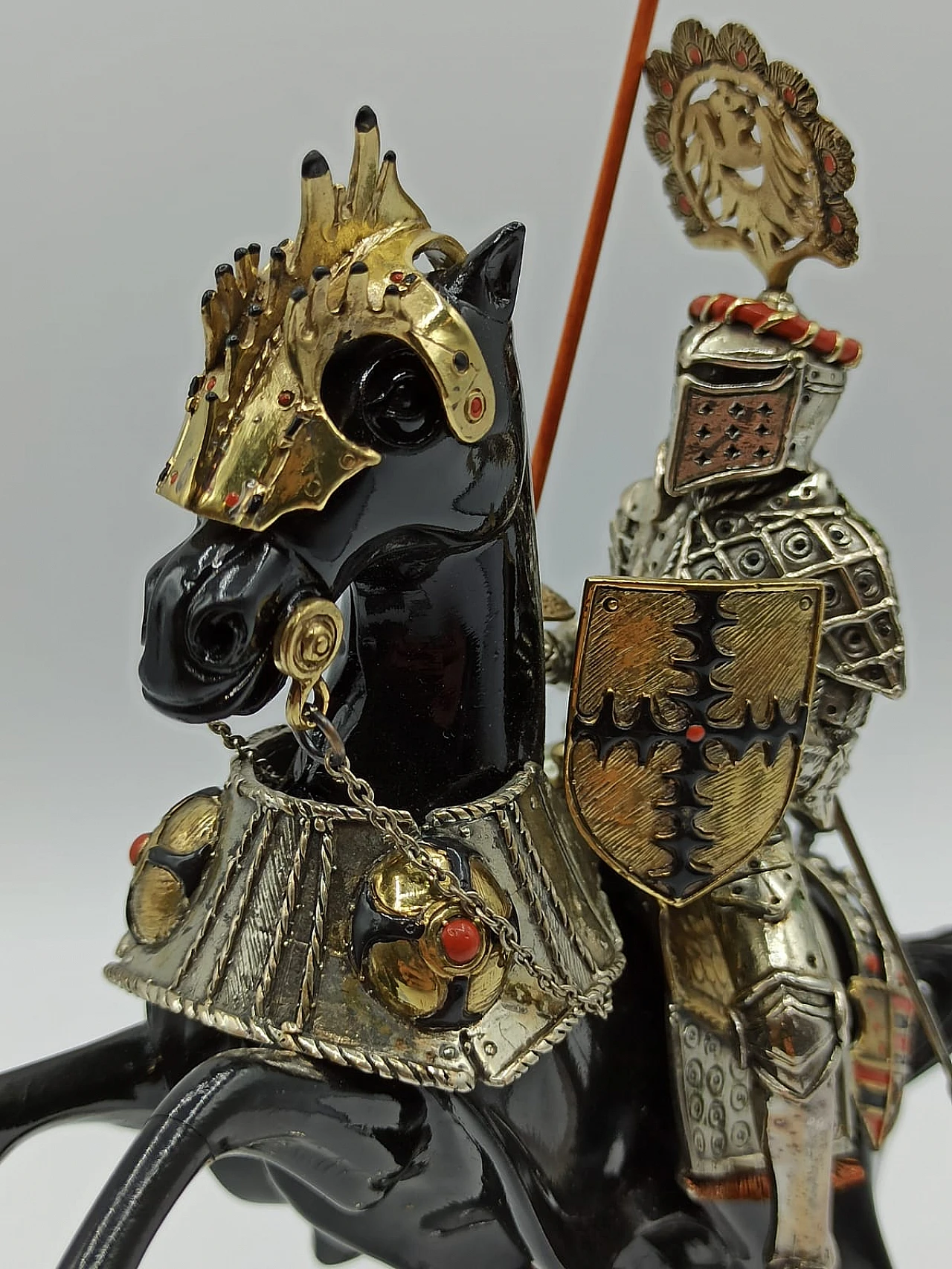 Knight sculpture by Etruria - Arte in Argento, 1960s 8