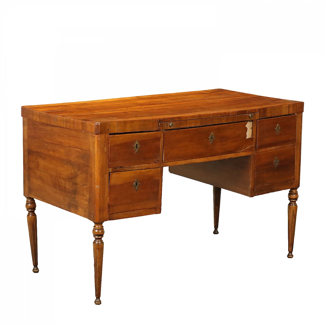 Direttorio desk with pull-out writing surface, early 19th century 1