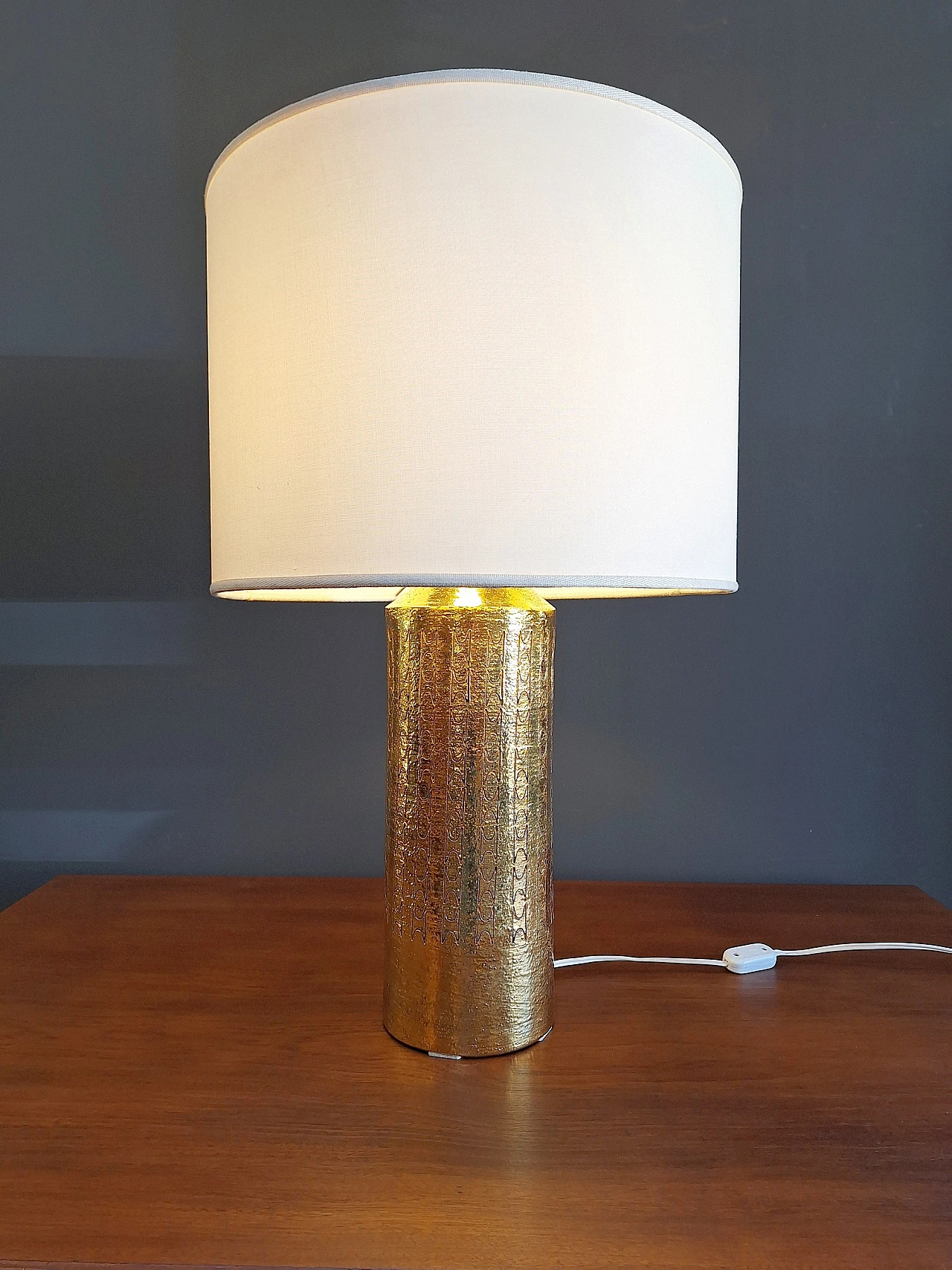 Ceramic table lamp by Bitossi for Bergboms, 1970s 2