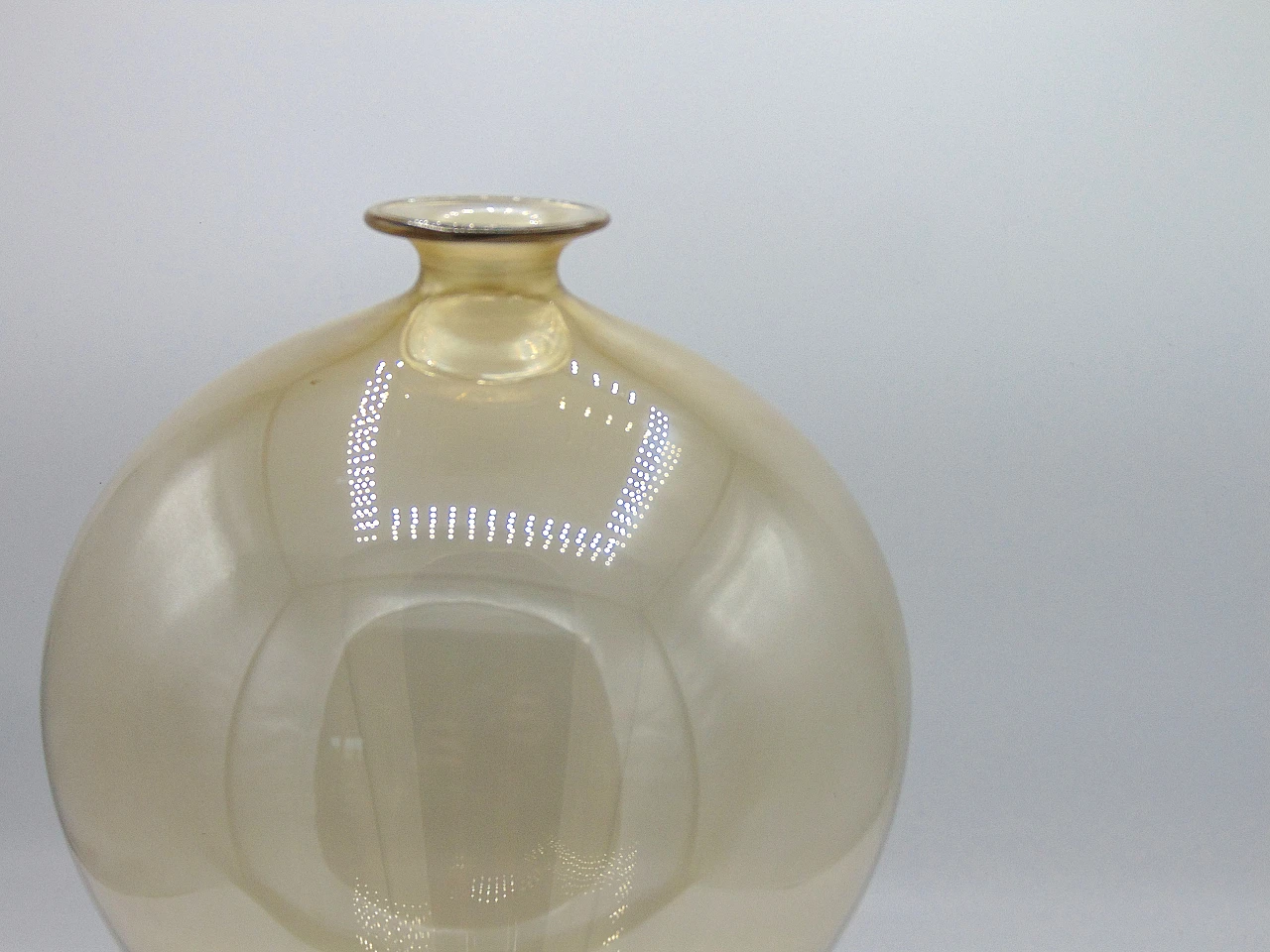 Pagliesque glass Veronese vase by Venini, 1989 2