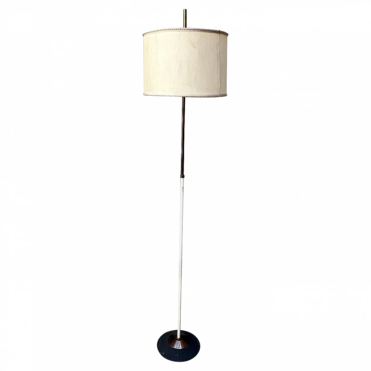 Brass and metal floor lamp by Stilnovo, 1950s 1