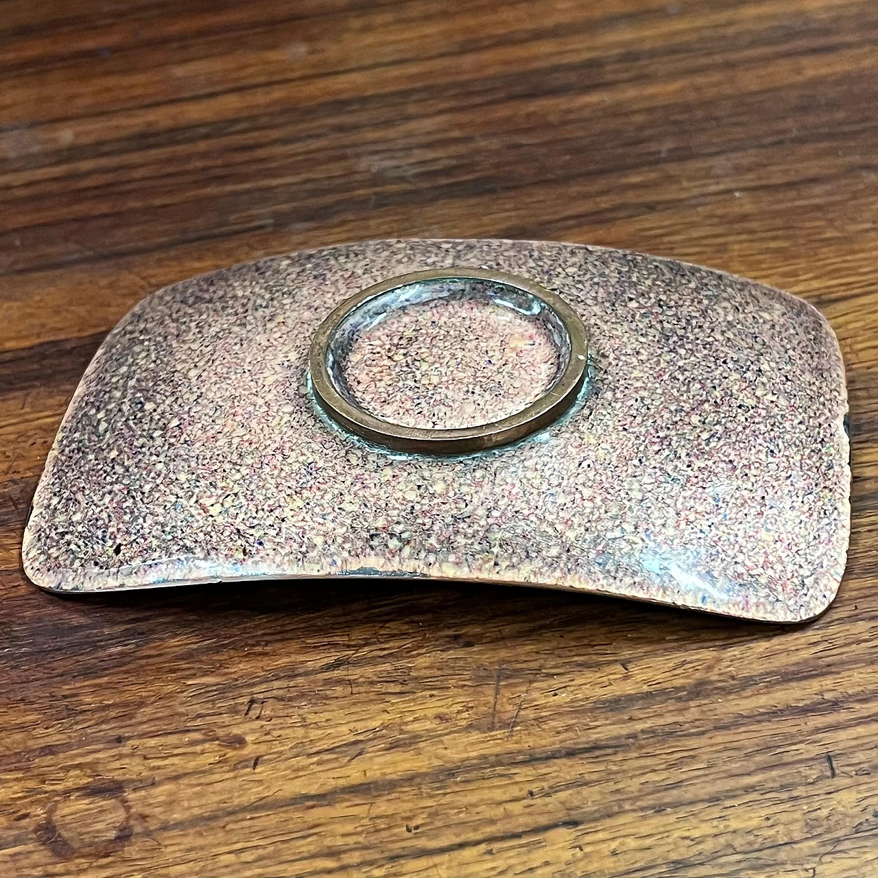 Enamelled copper ashtray by Studio Del Campo, 1960s 6