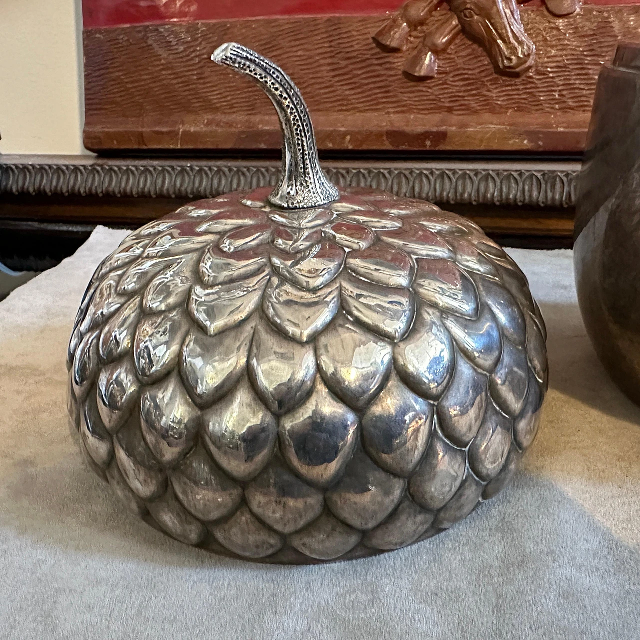 Acorn-shaped ice bucket by Teghini Firenze, 1970s 2