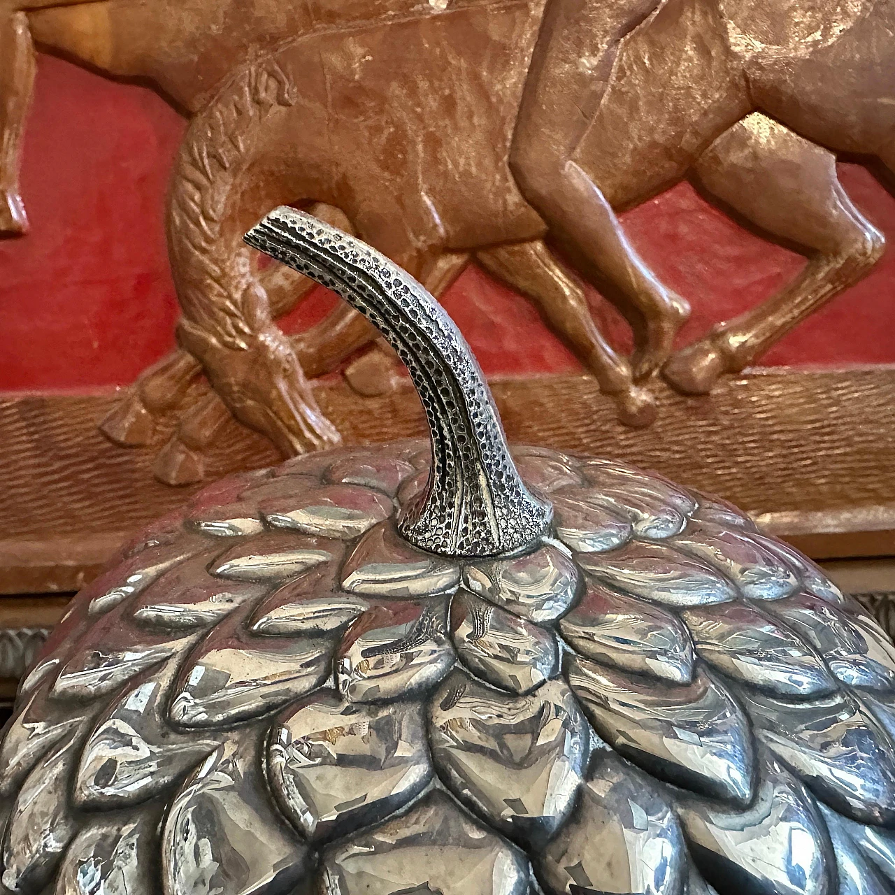 Acorn-shaped ice bucket by Teghini Firenze, 1970s 7