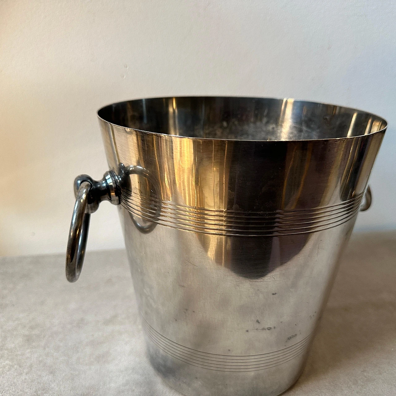 Art Deco silver-plated wine cooler, 1950s 3
