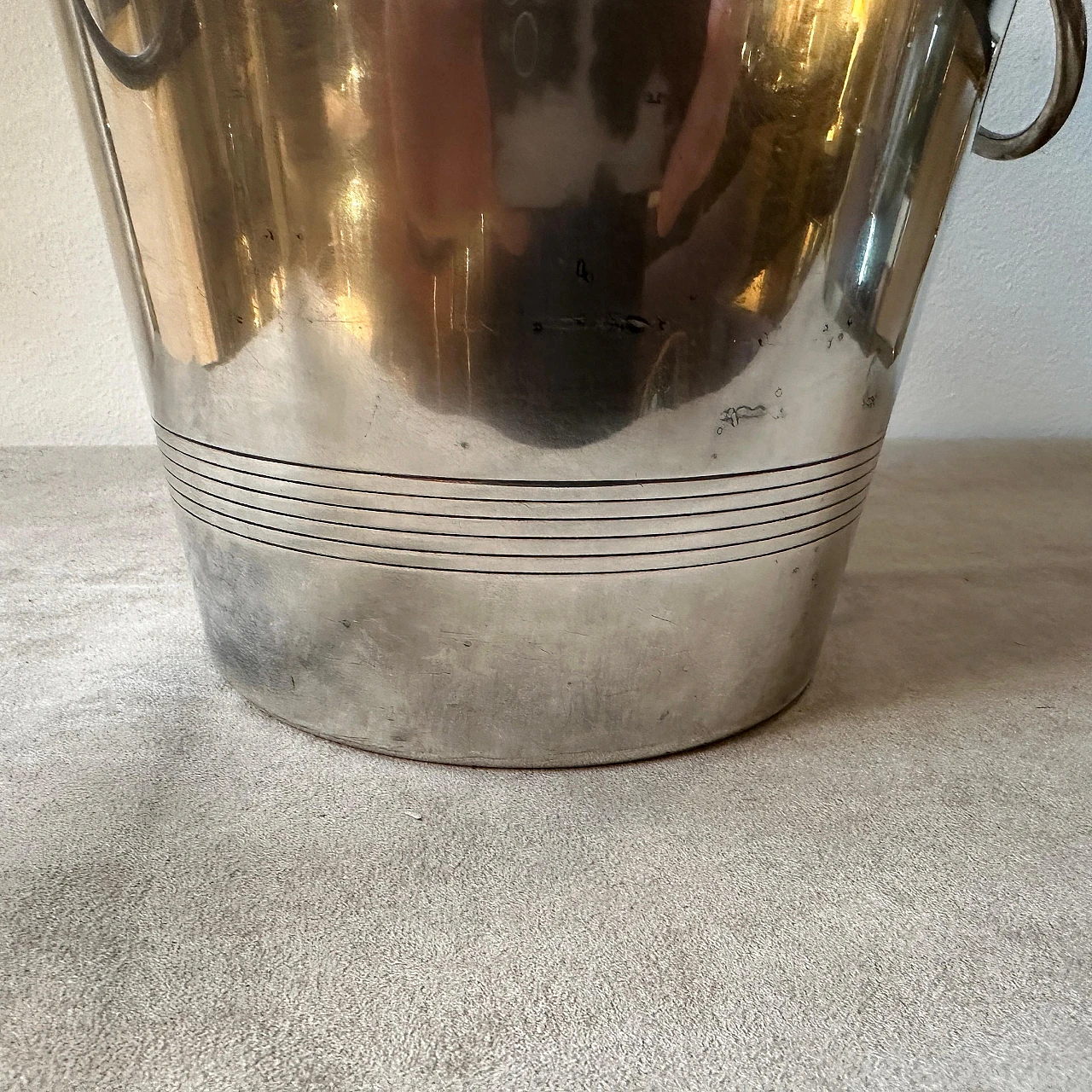 Art Deco silver-plated wine cooler, 1950s 4