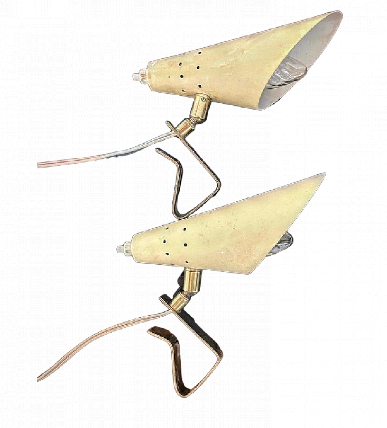 Pair of wall lamps by Stilux Milano, 1950s 7