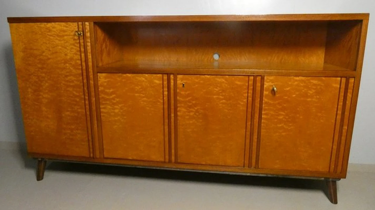 Solid teak sideboard, 1970s 1