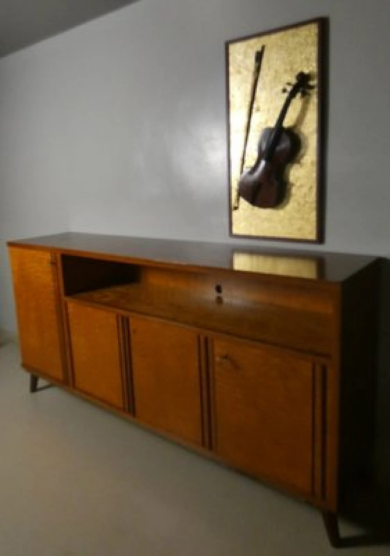 Solid teak sideboard, 1970s 2