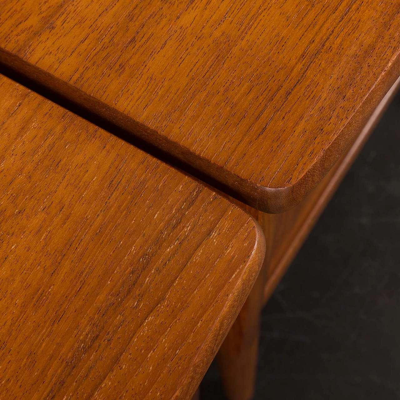 Pair of teak bedside tables in the style of John Texmon, 1960s 12