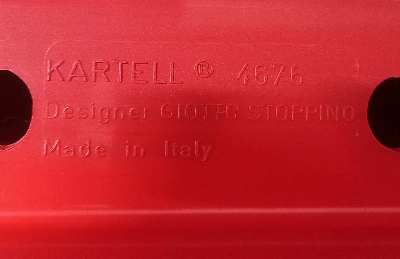 Portariviste 4676 di Giotto Stoppino per Kartell, anni '80 2