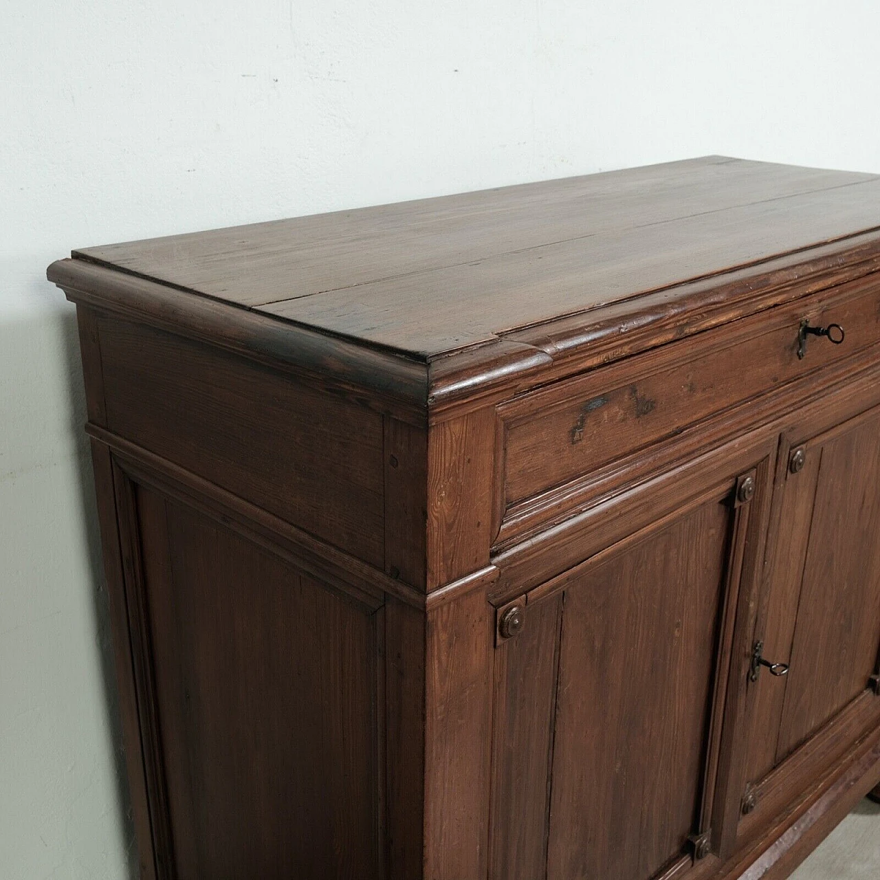 Walnut-stained larch sideboard, late 19th century 3