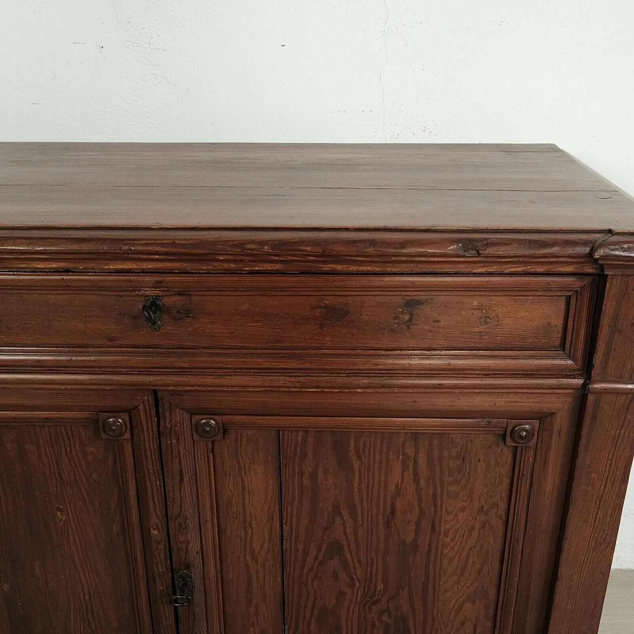 Walnut-stained larch sideboard, late 19th century 5