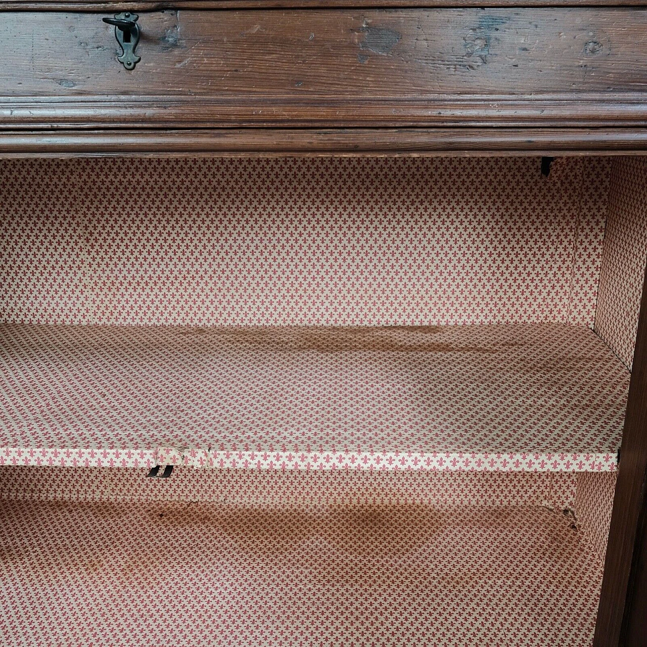 Walnut-stained larch sideboard, late 19th century 11