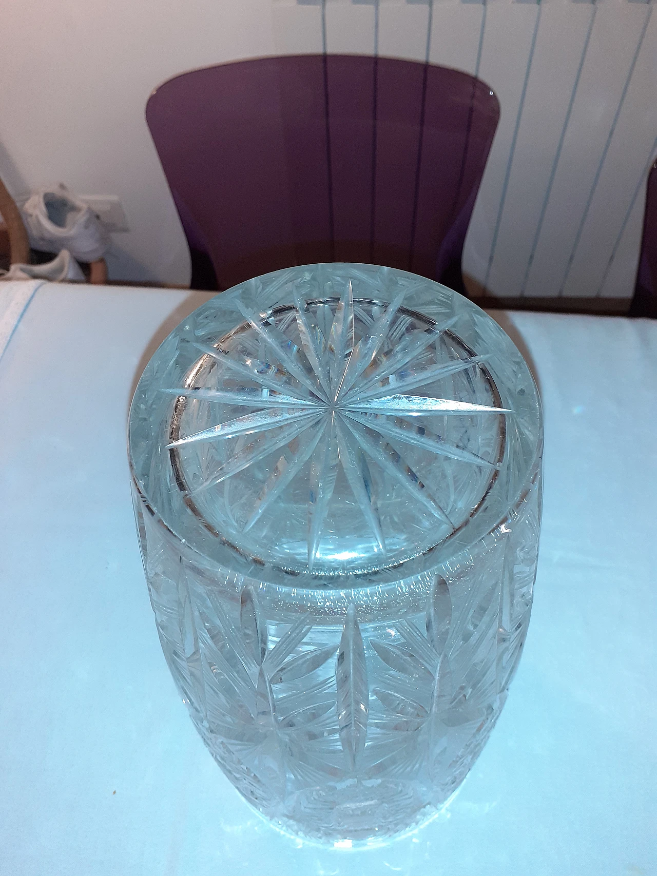 Bohemia crystal vase, 1960s 8