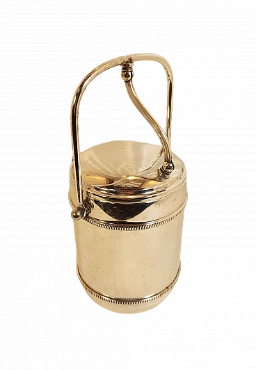 Silver Sheffield ice bucket, 1960s