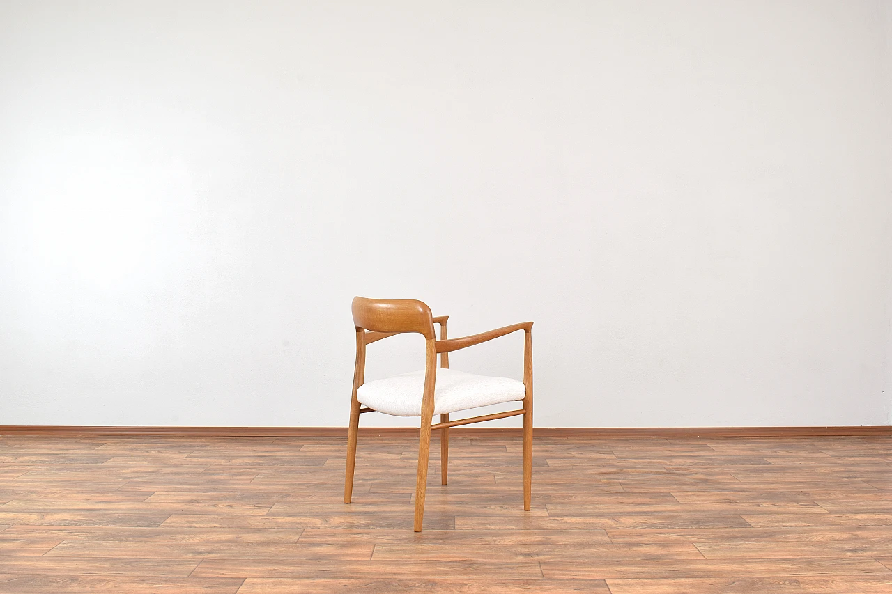 Oak 56 armchair by Niels O. Møller for J.L. Møller, 1950s 5