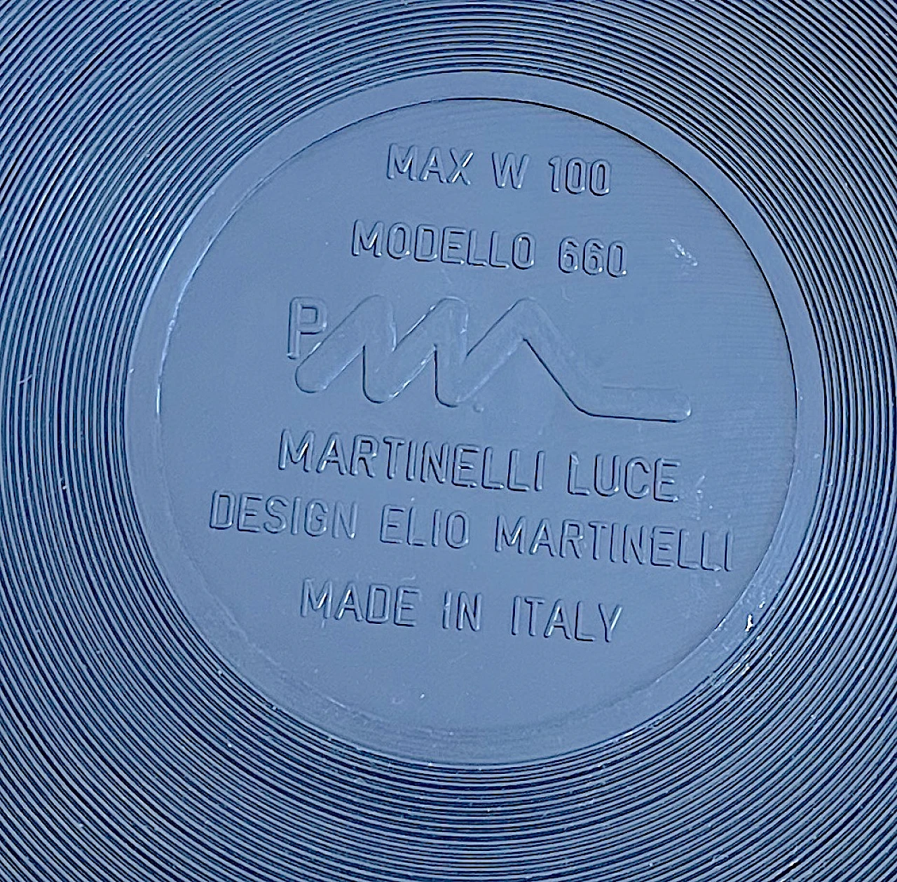 Lampada da tavolo 660 di Elio Martinelli per Martinelli Luce, anni '70 14