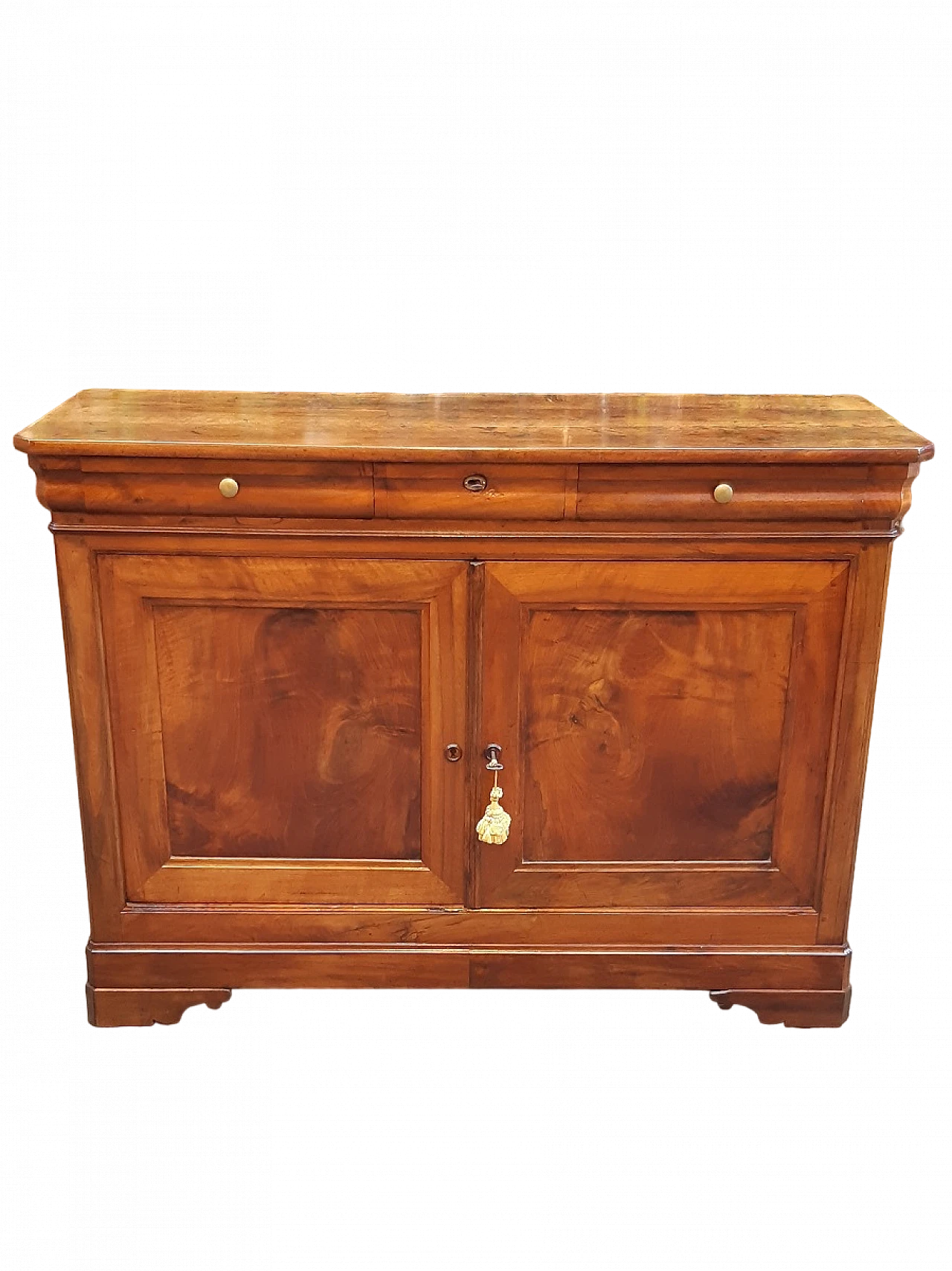 Credenza cappuccina Luigi Filippo francese in noce, '800 12