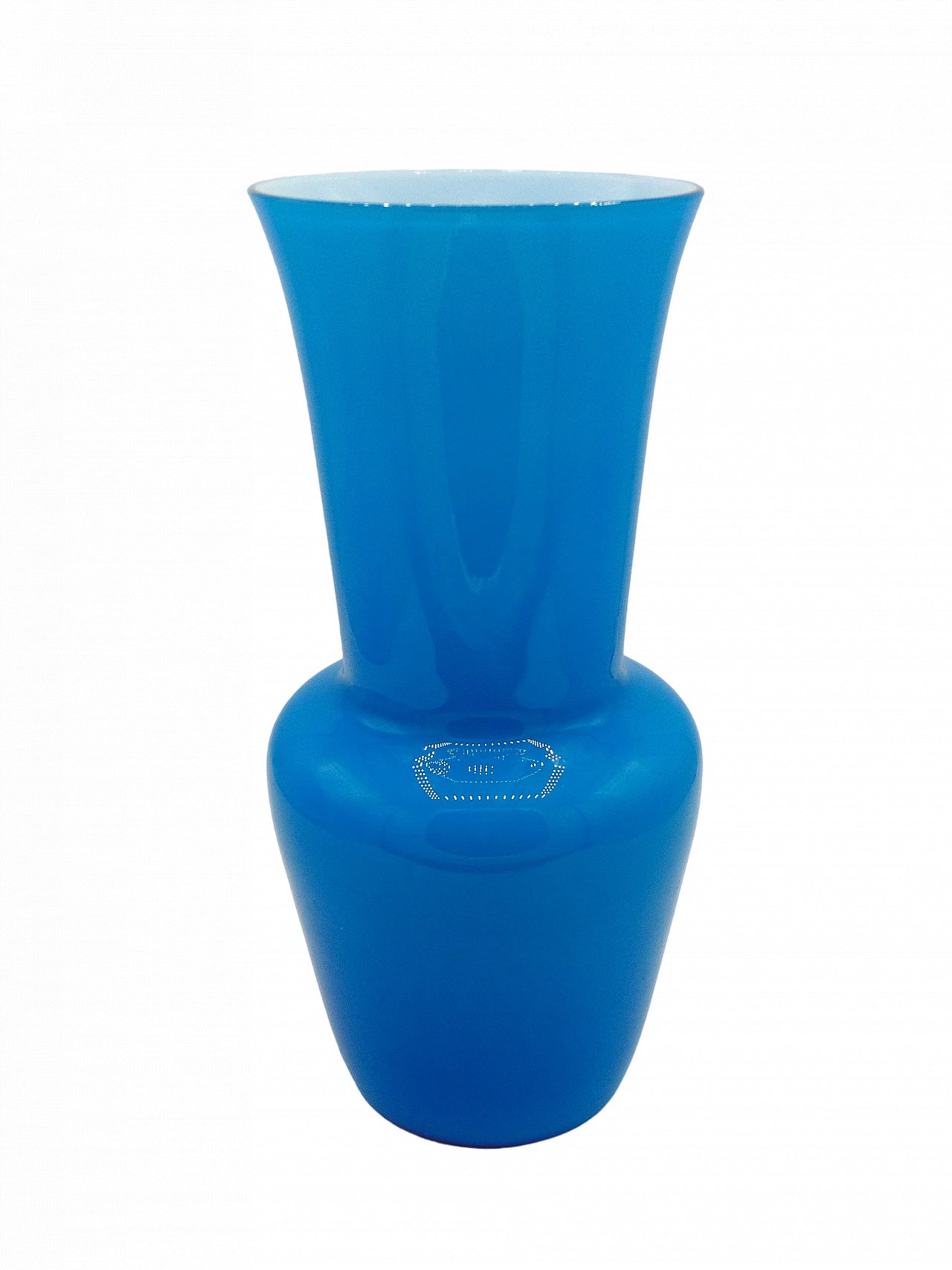 Opaline glass vase by Salviati, 1980s 4