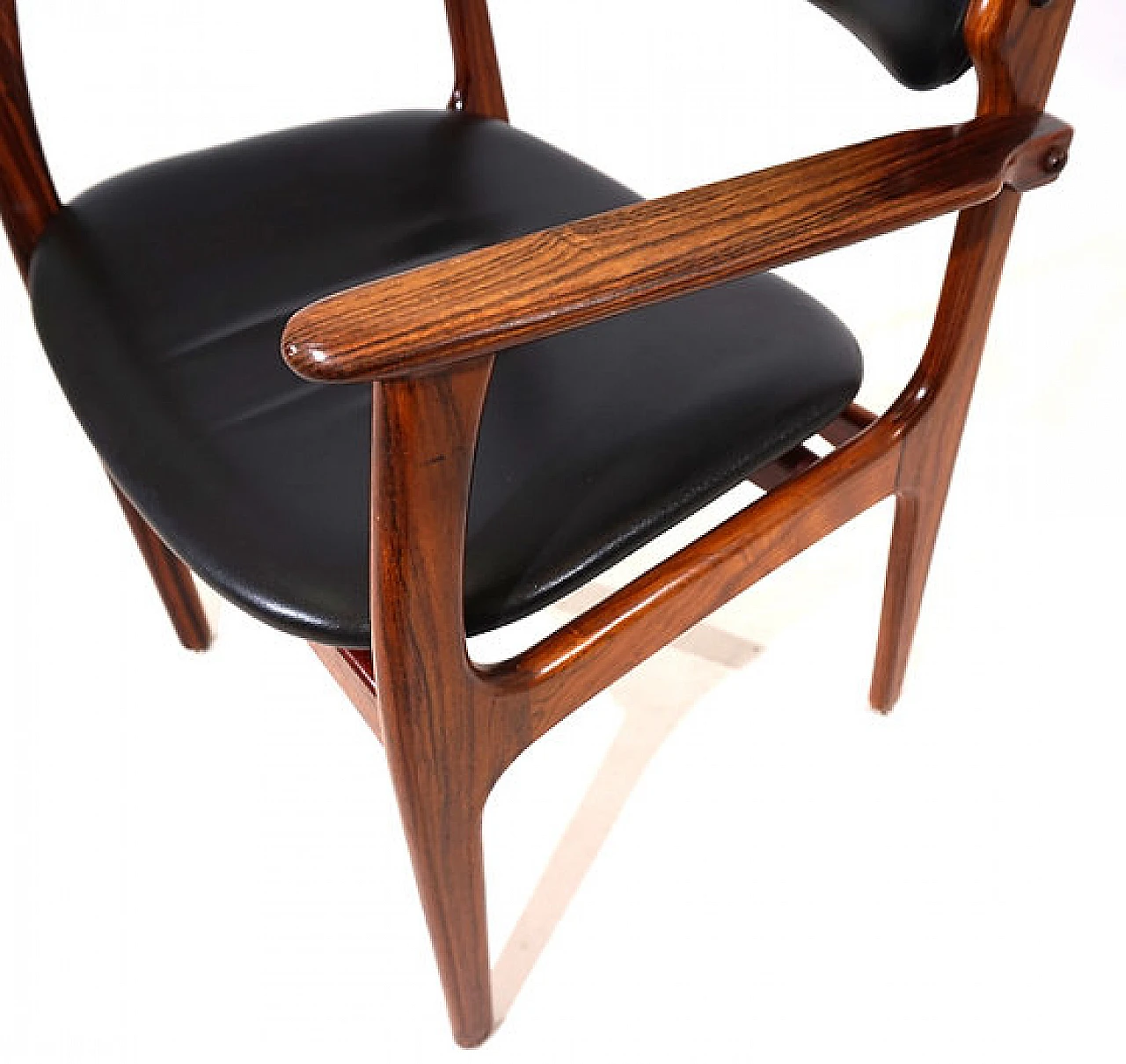 4 Rosewood OD 50 chairs by Erik Buck for OD Mobler, 1960s 12